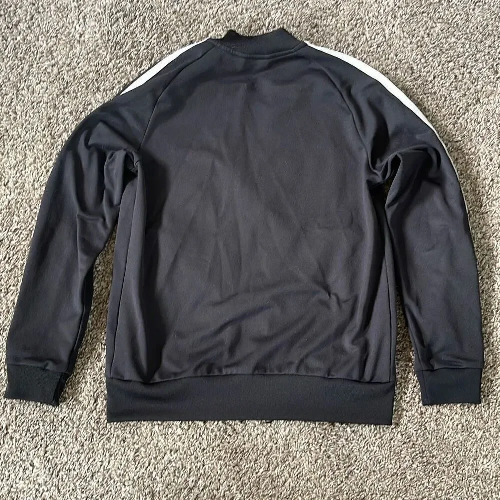 Adidas boys stripe jacket and Shorts size medium 11/12
